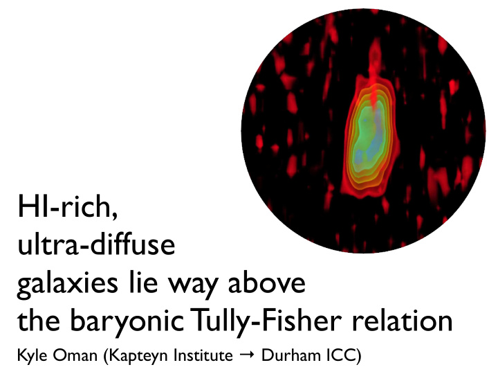 hi rich ultra diffuse galaxies lie way above the baryonic