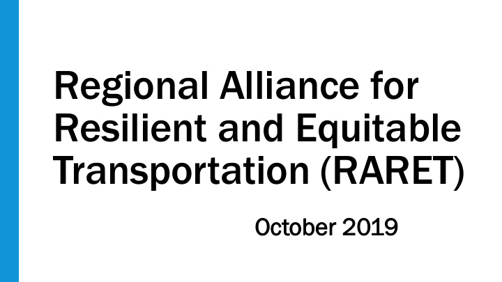 regional alliance for