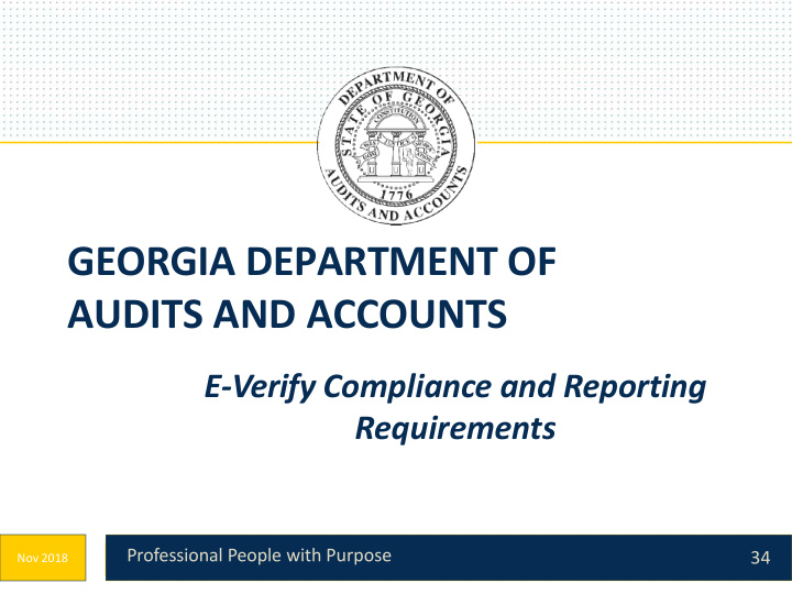 georgia department of audits and accounts