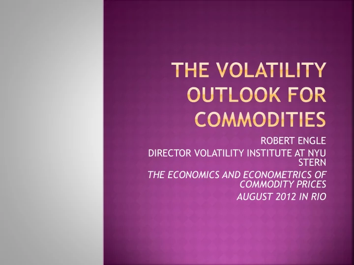 the economics and econometrics of