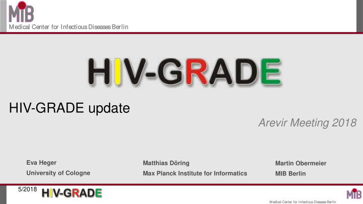 hiv grade update