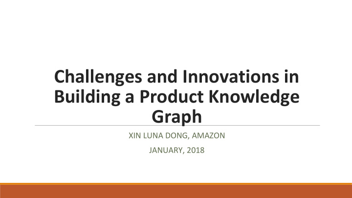 challenges and innovations in building a product