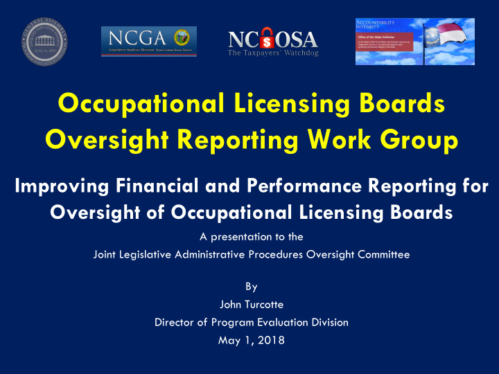 occupational licensing boards