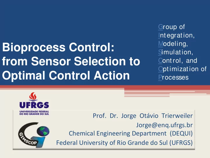 bioprocess control