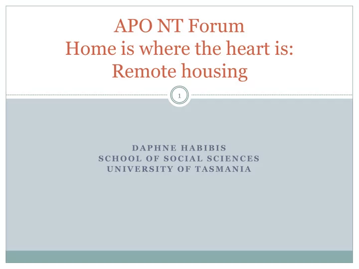 apo nt forum