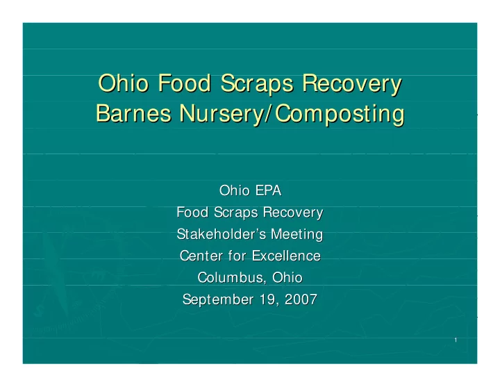 ohio food scraps recovery ohio food scraps recovery