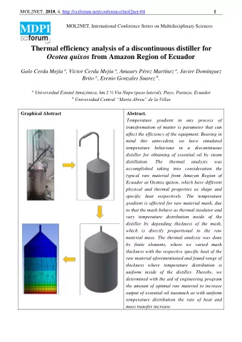 MOL2NET, 2018 , 4, http://sciforum.net/conference/mol2net-04  2 Introduction  Finite element method
