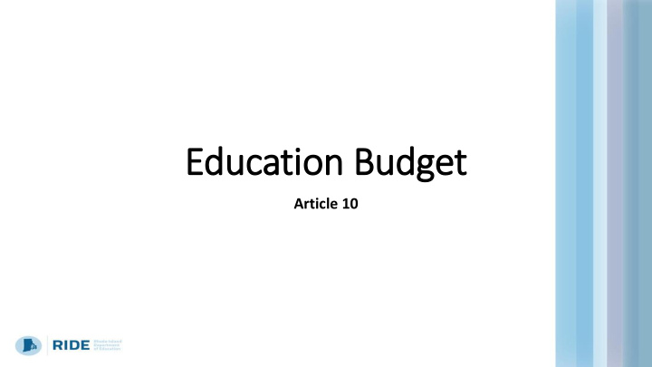 education budget