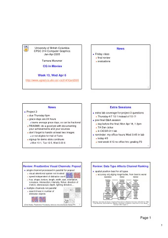 Page 1  1  Review: Coloring Categorical Data  Review: Rainbow Colormap Disadvantages  discrete