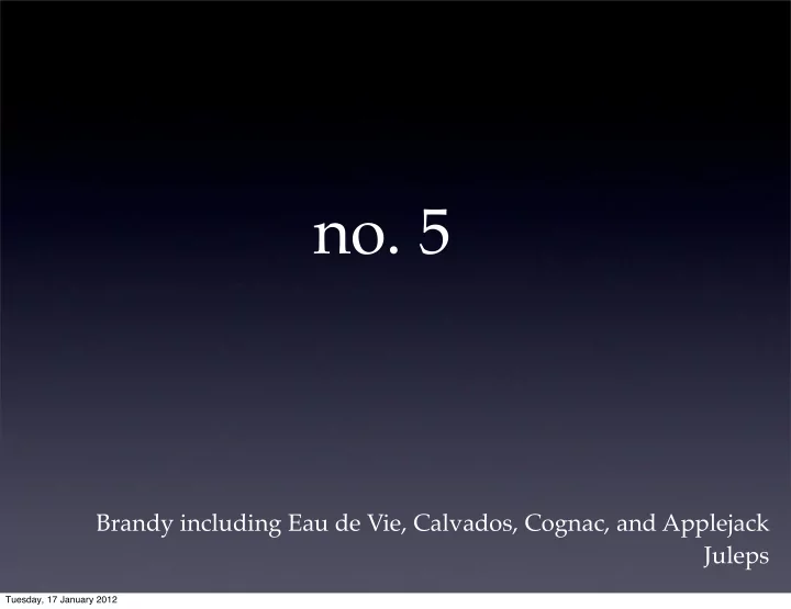 no 5