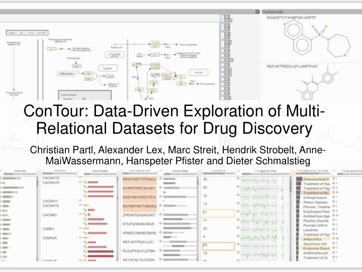 relational datasets for drug discovery