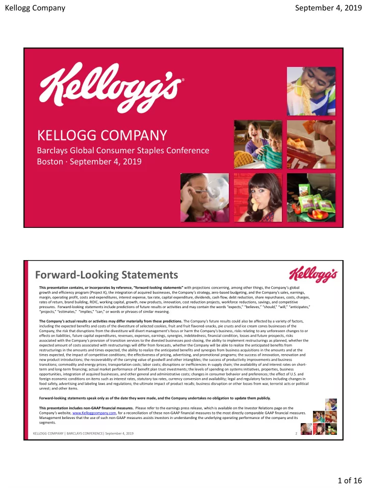 kellogg company