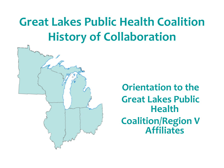 great lakes public health coalition