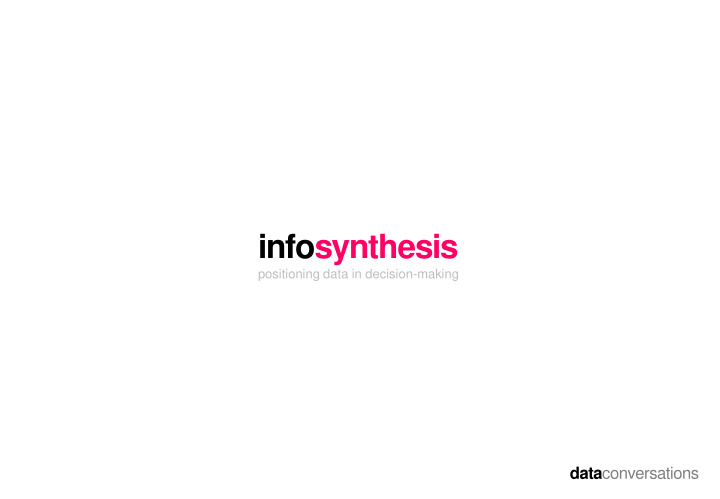 infosynthesis