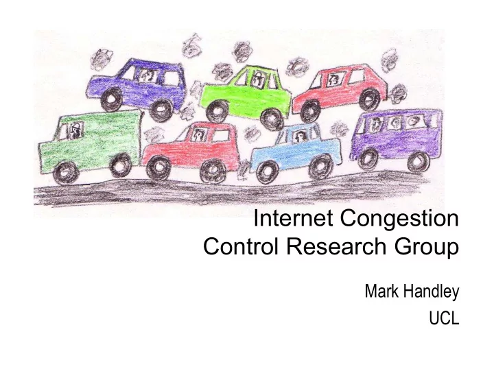 internet congestion control research group