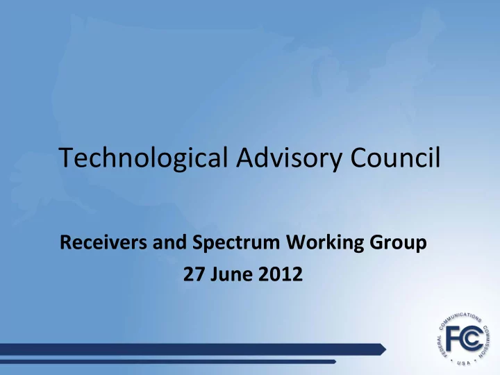 technological advisory council