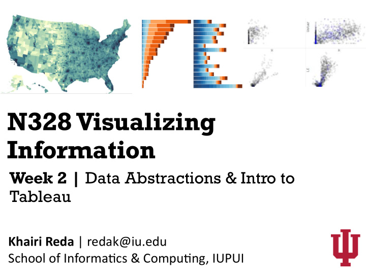 n328 visualizing information