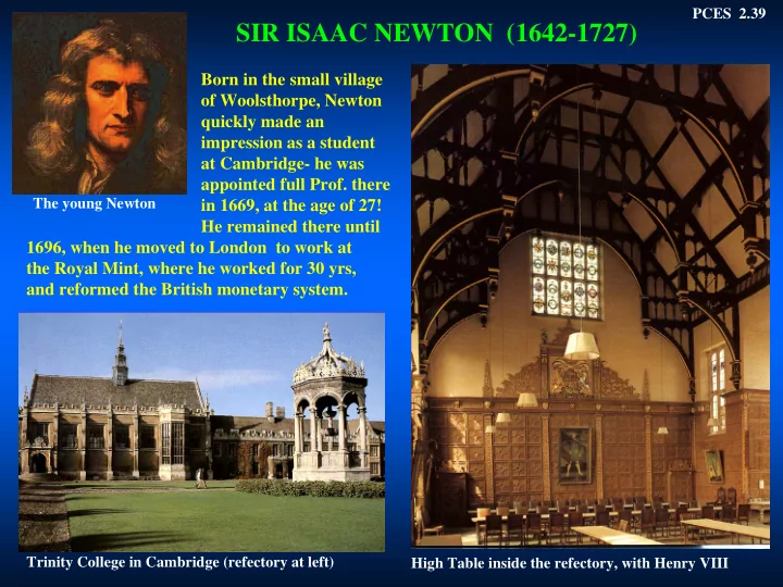 sir isaac newton 1642 1727
