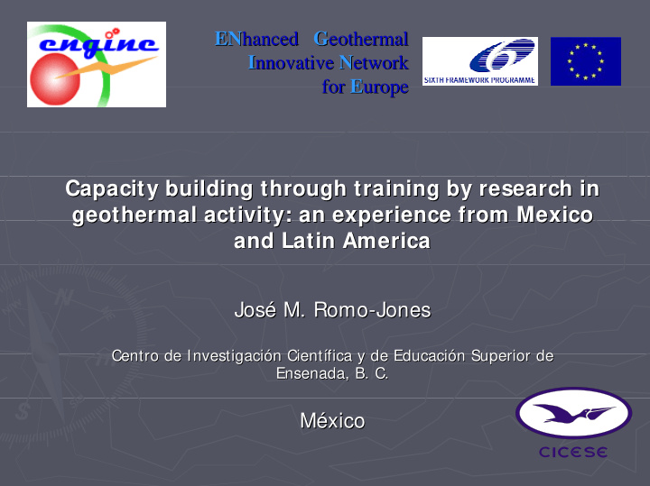 capacity building through training by research in