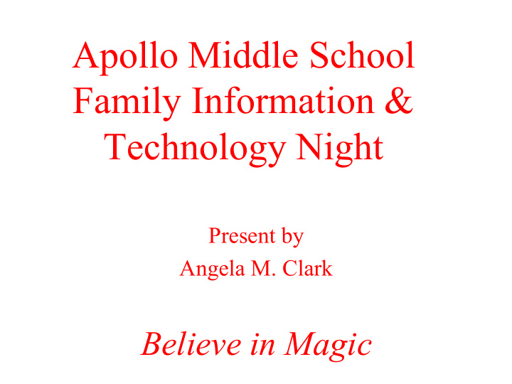 apollo middle school family information amp technology