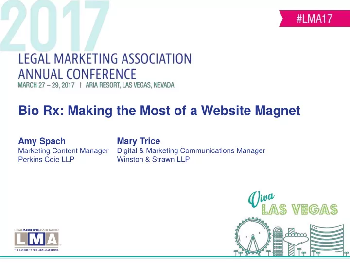 bio rx making the most of a website magnet