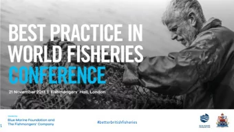 #betterbritishfisheries  1  C H A I R  PROFESSOR  SIR JOHN BEDDINGTON  #betterbritishfisheries  2
