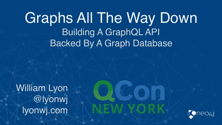 graphs all the way down