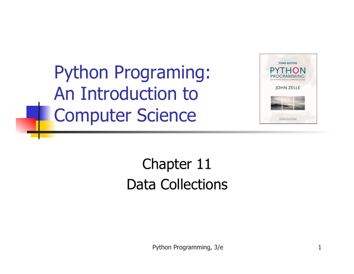 python programing an introduction to computer science