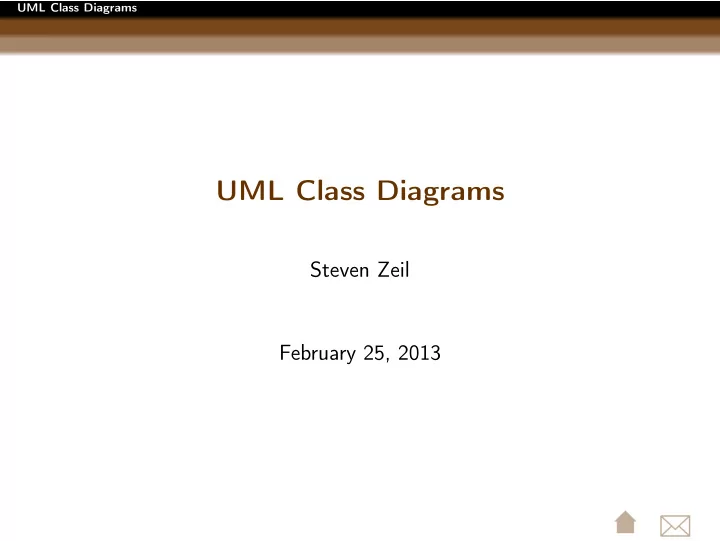 uml class diagrams
