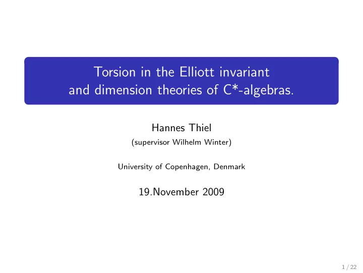 torsion in the elliott invariant and dimension theories