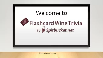 Welcome to September 26 th , 2020  House Keeping Rules  Keep your microphone on mute  4
