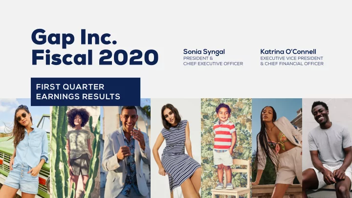 gap inc fiscal 2020