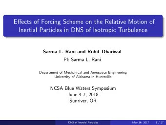 Effects of Forcing Scheme on the Relative Motion of  Inertial Particles in DNS of Isotropic