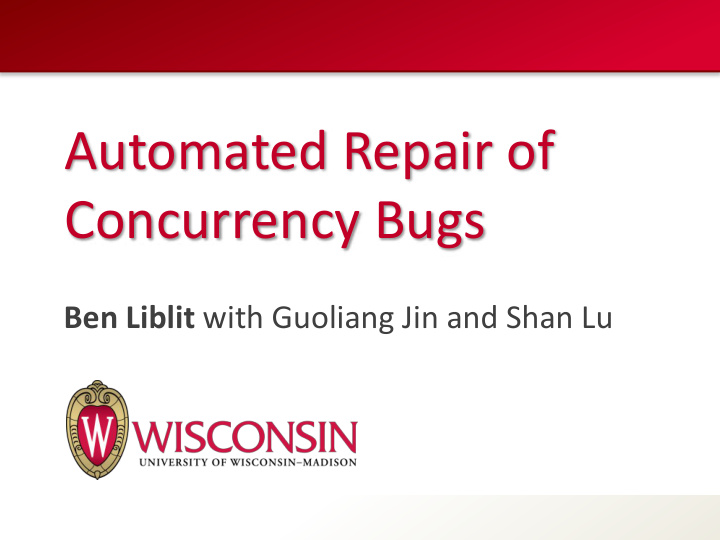 concurrency bugs