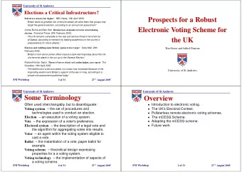 Prospects for a Robust Poll terror attack risk higher . BBC News, 18th April 2005.