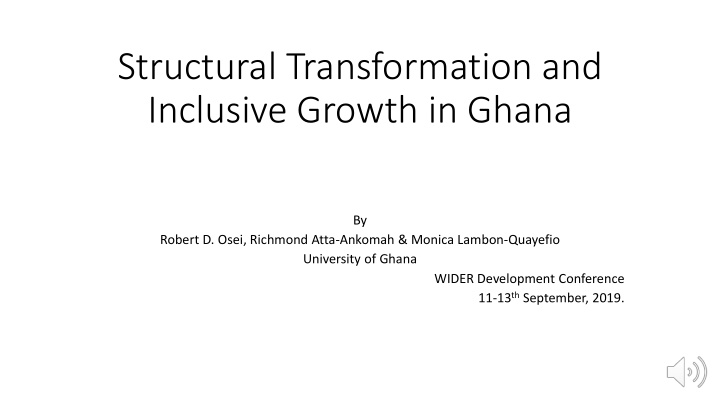 inclusive growth in ghana