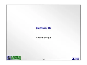 Section 16  Section 16  System Design  a  16-1  1  Operating Modes  Operating Modes  a  16-2  2