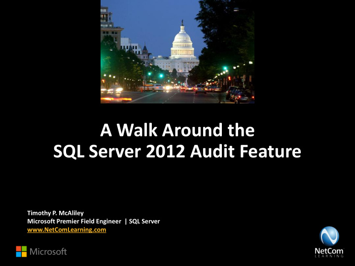 a walk around the sql server 2012 audit feature