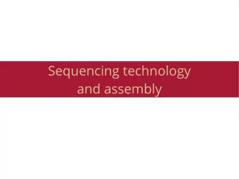Sequencing technology  and assembly  Sanger sequencing  Sanger sequencing with radioactivity