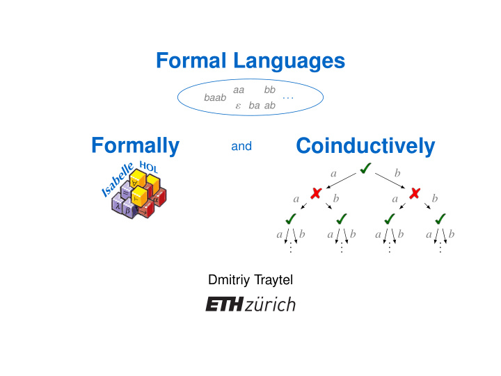 formal languages