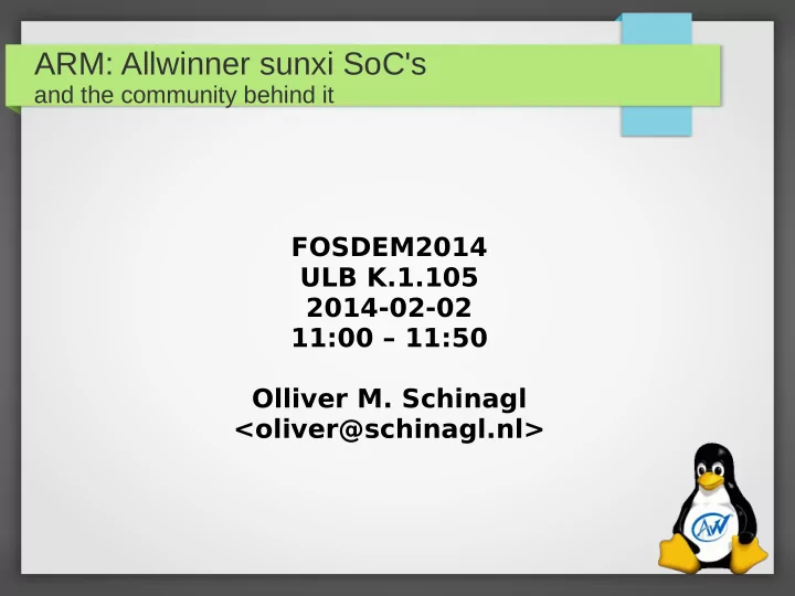 arm allwinner sunxi soc s