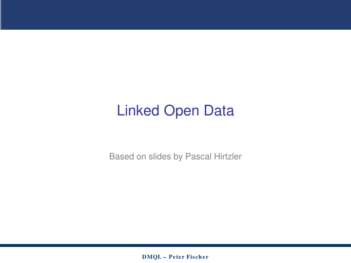 linked open data