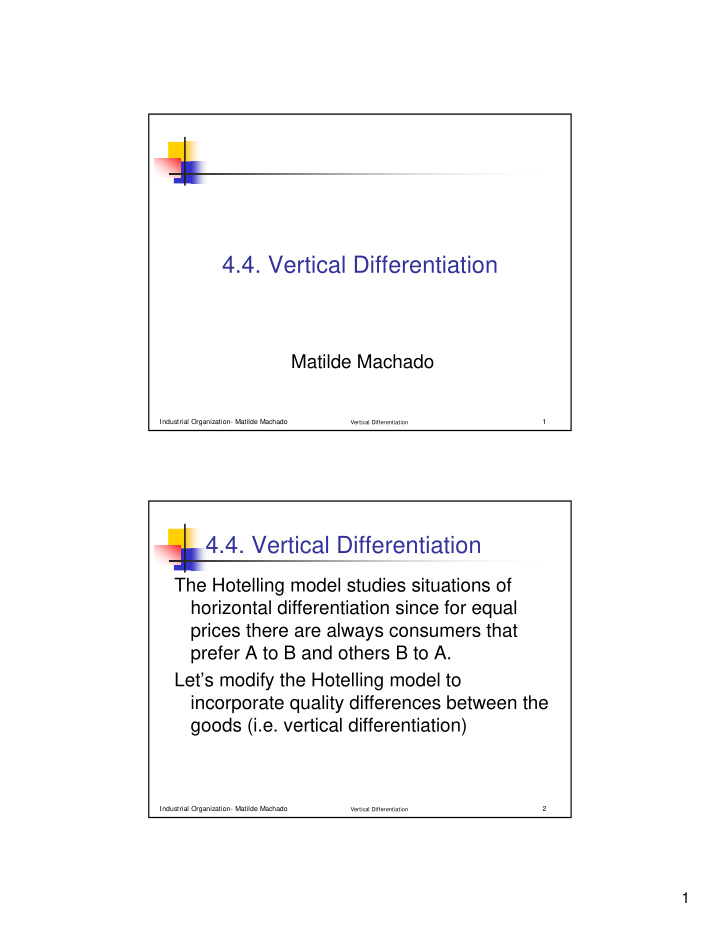 4 4 vertical differentiation