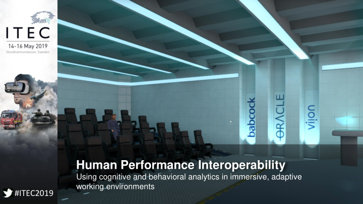 human performance interoperability