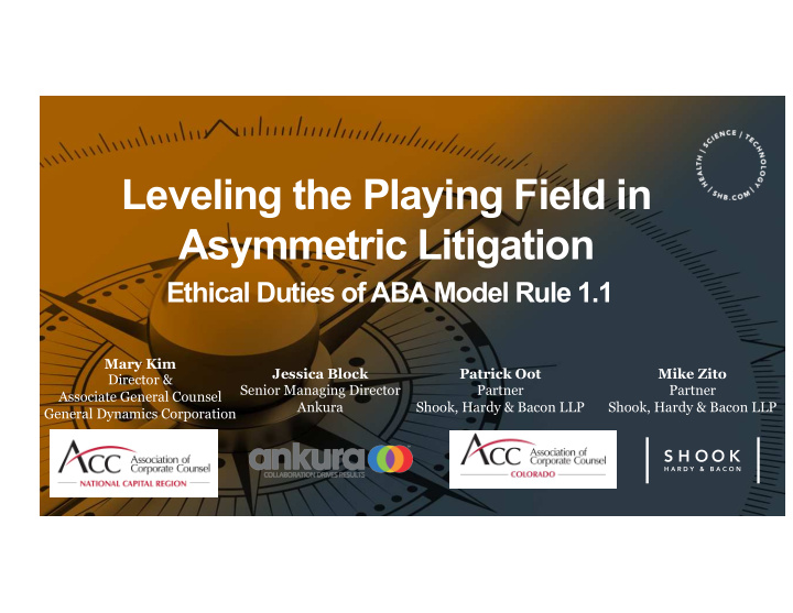 leveling the playing field in asymmetric litigation