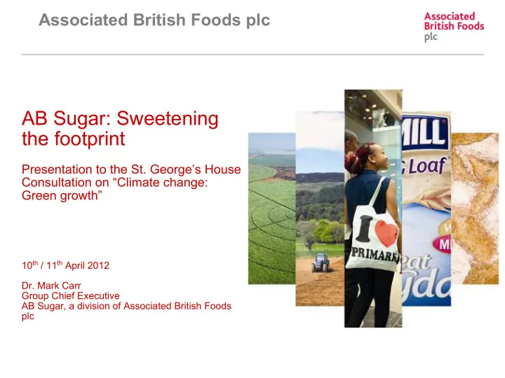 ab sugar sweetening the footprint