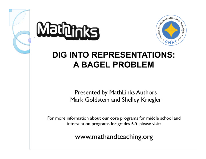 dig into representations