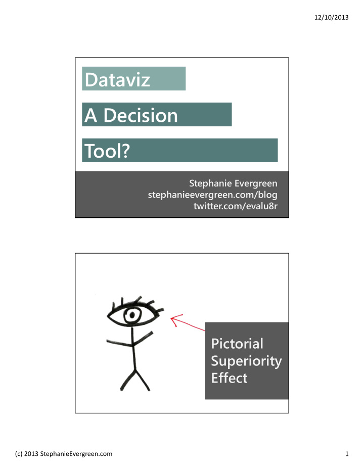 dataviz a decision tool