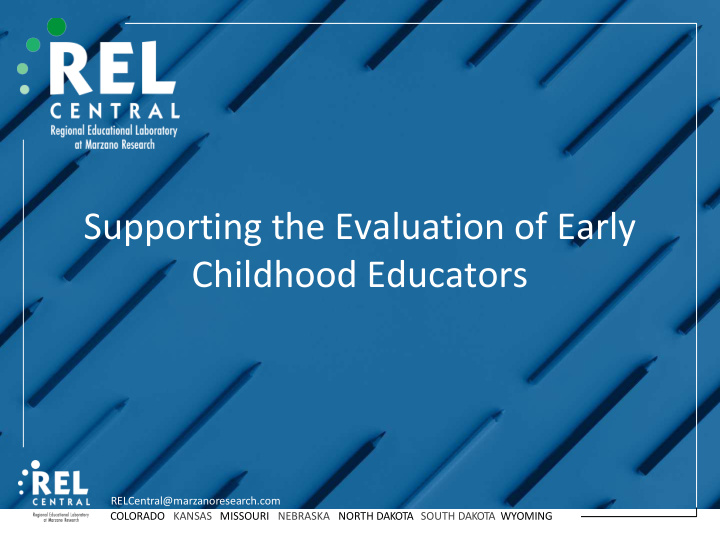 supporting the evaluation of early childhood educators