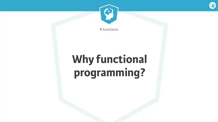 why functional programming